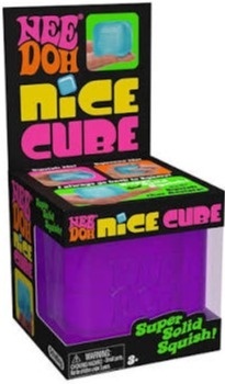 NeeDoh Gniotek sensoryczny Nice Cube Schylling - fioletowy