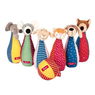 Sigikid Zestaw miękkie kręgle dla dzieci zabawka rozwojowa patchwork gra sigikid