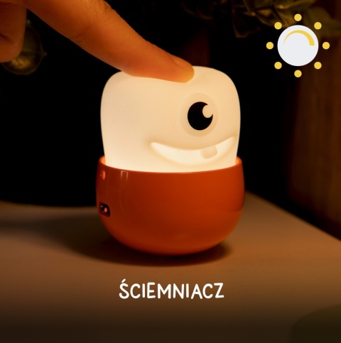 EGGY'S MYSTERY LIGHTS MONSTERS- Mini lampka niespodzianka brelok świeci Eggy&Friend