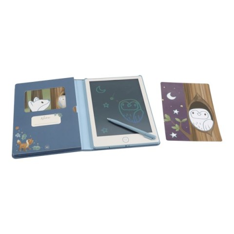 Little Dutch Tablet do rysowania pisania z kartami - niebieski