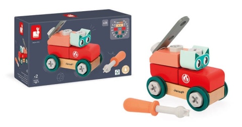 Janod Samochód do składania Kot Brico Kids 2+