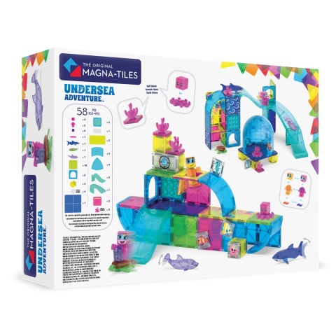 MAGNA-TILES Klocki Magnetyczne Undersea Adventure, 58 el.