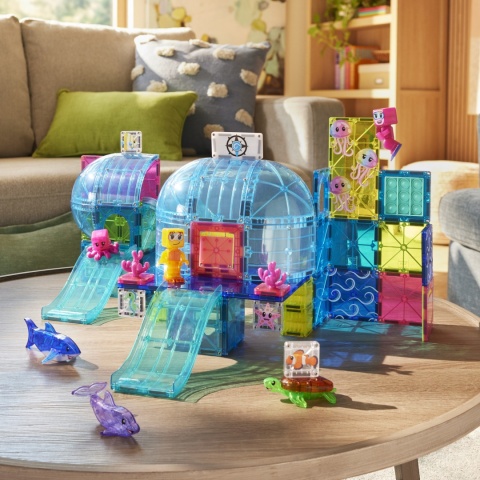 MAGNA-TILES Klocki Magnetyczne Undersea Adventure, 58 el.