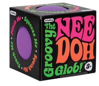 NeeDoh Schylling Gniotek Teenie Singles, The Groovy Glob MINI,1szt.