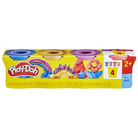 PLAY-DOH 4Pak Metalicznych Kolorów, zabawka kreatywna