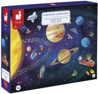 Janod Puzzle edukacyjne Układ słoneczny 100 elementów 5+ (edycja 2026)