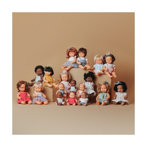 Miniland Lalka w ubranku chłopiec Europejczyk jasny blond, 38 cm - Moi przyjaciele i ja