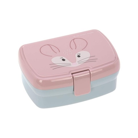 Lassig Zestaw na lunch Lunchbox + Tritanowa butelka bidon 460 ml Szynszyla