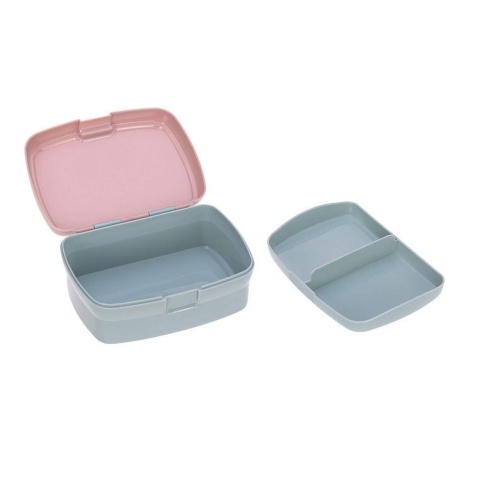Lassig Zestaw na lunch Lunchbox + Tritanowa butelka bidon 460 ml Szynszyla