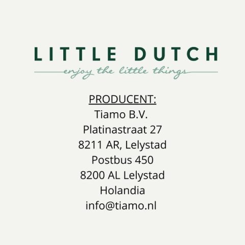 Little Dutch Plecak Teddy Taupe Forest Friends