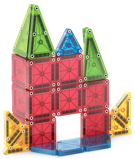 Usz. MAGNA-TILES Klocki Magnetyczne Travel microMAGS 26 el.