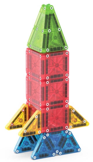 Usz. MAGNA-TILES Klocki Magnetyczne Travel microMAGS 26 el.