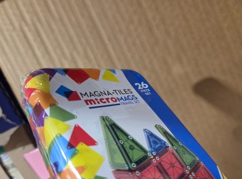 Usz. MAGNA-TILES Klocki Magnetyczne Travel microMAGS 26 el.