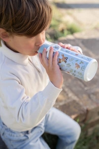 Little Dutch Zestaw lunchbox i bidon dla dzieci do przedszkola Mepal Forest Friends