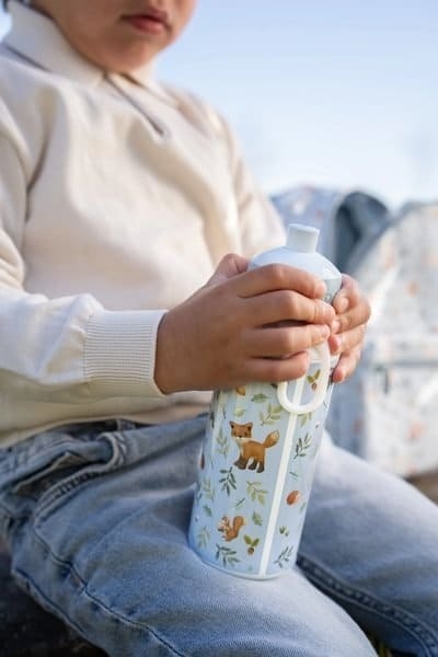 Little Dutch Zestaw lunchbox i bidon dla dzieci do przedszkola Mepal Forest Friends