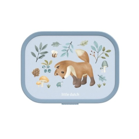 Little Dutch Zestaw lunchbox i bidon dla dzieci do przedszkola Mepal Forest Friends