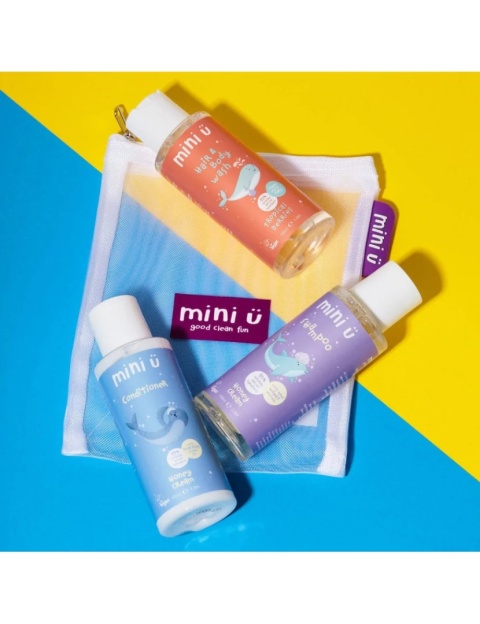 MINI U Podróżny zestaw kosmetyków dla dzieci z kosmetyczką travel size
