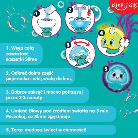 Zimpli Kids Świecąca Meduza, Glowy Gellifish Slime