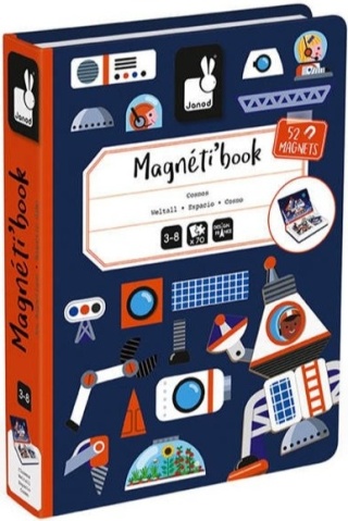 Janod Magnetyczna układanka Kosmos Magnetibook