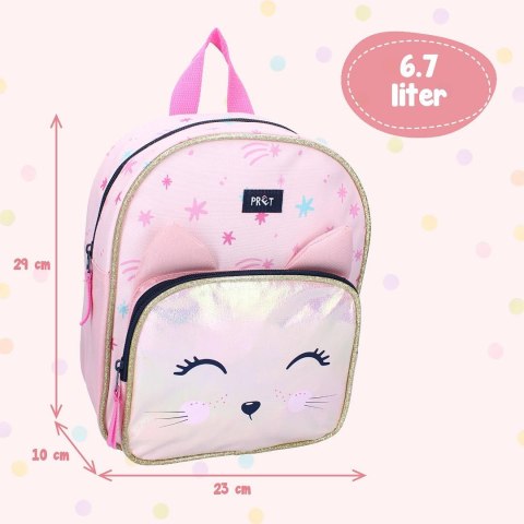 PRET Plecak dla dzieci Kotek Giggle pastel pink