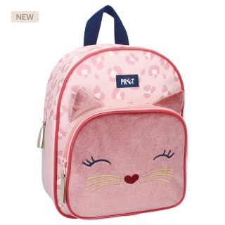 PRET Plecak dla dzieci Kotek Giggle velvet pink