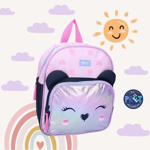 PRET Plecak dla dzieci Miś Giggle lila pink