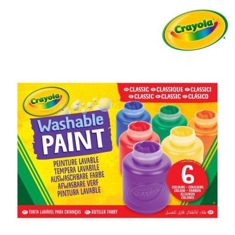 Crayola Farby akwarelowe w tubkach akwarele dla dzieci 6 kolorów