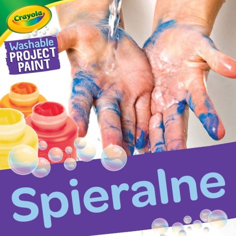 Crayola Farby akwarelowe w tubkach akwarele dla dzieci 6 kolorów