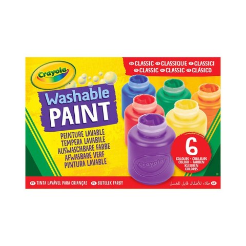 Crayola Farby akwarelowe w tubkach akwarele dla dzieci 6 kolorów