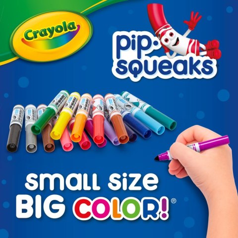 Crayola Flamastry stożkowe mazaki dla dzieci zmywalne mini 14szt.