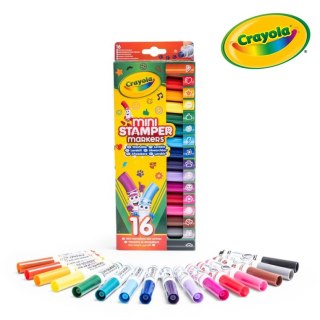 Crayola Flamastry ze stempelkami markery do stempli mini Emoji 16szt.