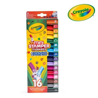 Crayola Flamastry ze stempelkami markery do stempli mini Emoji 16szt.