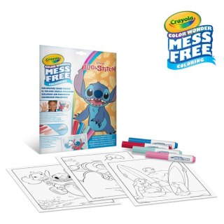 Crayola Kolorowanka dla dzieci i 4 niebrudzące magiczne flamastry Color Wonder Mess Free Lilo i Stitch 3+