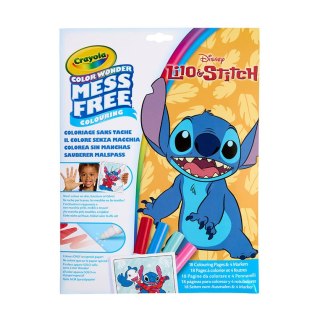 Crayola Kolorowanka dla dzieci i 4 niebrudzące magiczne flamastry Color Wonder Mess Free Lilo i Stitch 3+