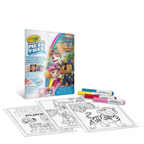 Crayola Kolorowanka dla dzieci i 4 niebrudzące magiczne flamastry Color Wonder Mess Free Psi Patrol 3+