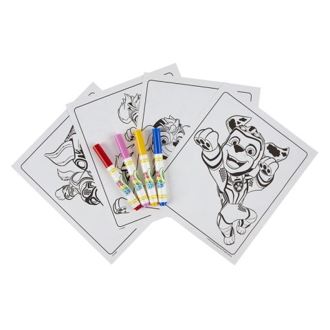 Crayola Kolorowanka dla dzieci i 4 niebrudzące magiczne flamastry Color Wonder Mess Free Psi Patrol 3+