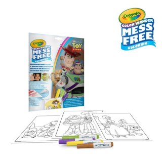 Crayola Kolorowanka dla dzieci i 4 niebrudzące magiczne flamastry Color Wonder Mess Free Toy Story 3+