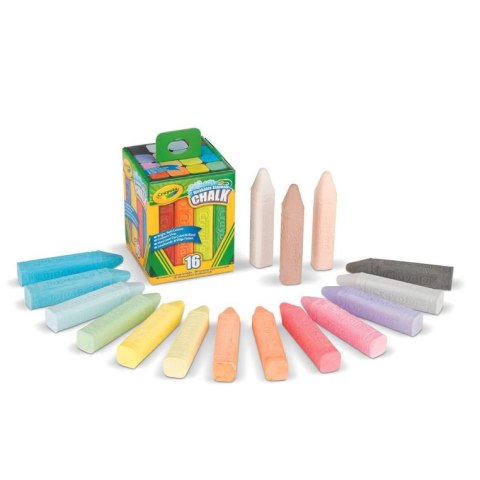 Crayola Kreda chodnikowa dla dzieci kolorowa 16 szt.