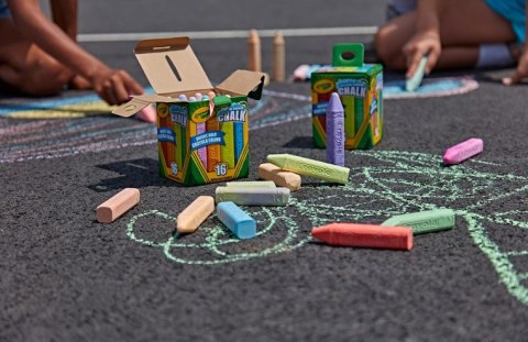 Crayola Kreda chodnikowa dla dzieci kolorowa 16 szt.