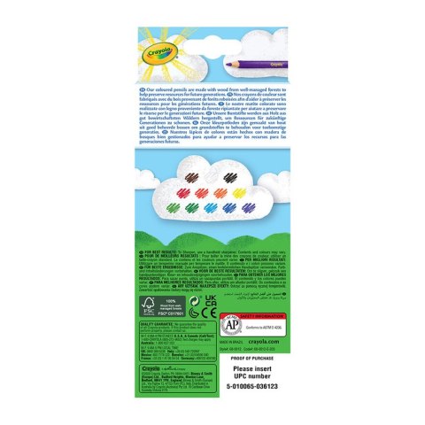 Crayola Kredki ołówkowe 12 szt.