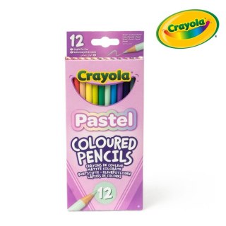 Crayola Kredki ołówkowe pastelowe 12szt.