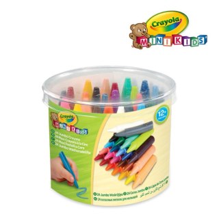 Crayola Kredki świecowe grube Jumbo Mini Kids 24szt. 12m+