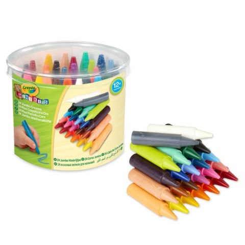 Crayola Kredki świecowe grube Jumbo Mini Kids 24szt. 12m+