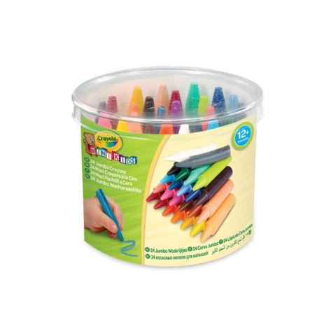 Crayola Kredki świecowe grube Jumbo Mini Kids 24szt. 12m+