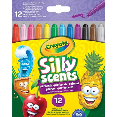 Crayola Kredki wykręcane zapachowe Silly Scents 12szt.