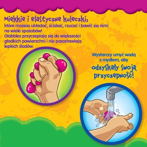 Crayola Kulki gniotki antystresowe do rzucania niebrudzące Globbles 3szt. 3+ (2 wzory)