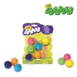 Crayola Kulki gniotki antystresowe do rzucania niebrudzące Globbles 6szt. 3+
