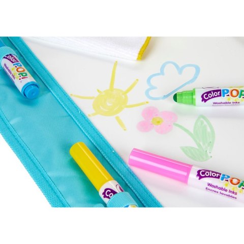 Crayola Mata do rysowania dla dzieci zmywalna 60x90 cm i 4 flamastry Mini Kids 3+