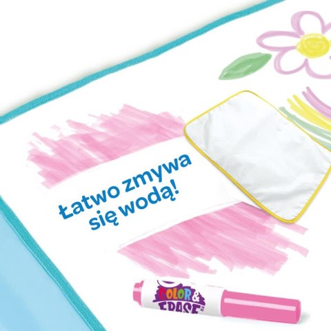 Crayola Mata do rysowania dla dzieci zmywalna 60x90 cm i 4 flamastry Mini Kids 3+