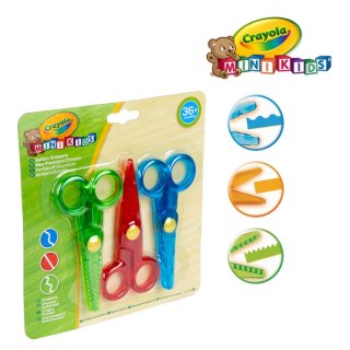 Crayola Nożyczki dla dzieci bezpieczne wzorki Mini Kids 3szt. 36m+